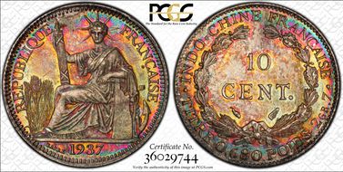 1937 10C Lec-174 AU58