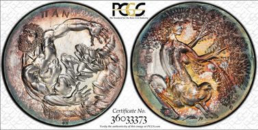 1977 Medal Erde: Daphne/Pan Ag SP68