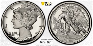 2018-W $25 Palladium  First Strike PR70DCAM