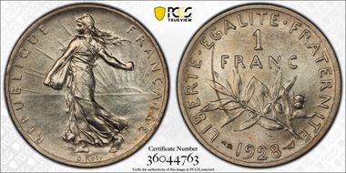 1928 1 Fr Maz-2582 Piefort SP66