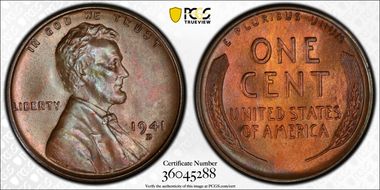 1941-D 1C MS66BN