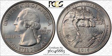 2018-D 25C Apostle Islands NP MS64