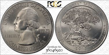 2013-P 25C Great Basin NP MS66