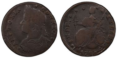 1787 CT 1/2P DB Left, Miller 32.2-X.1 VF30BN