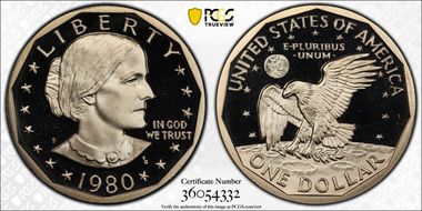 1980-S SBA$1 PR70DCAM