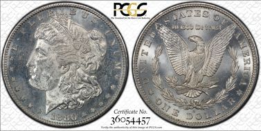 1880-S $1 MS62
