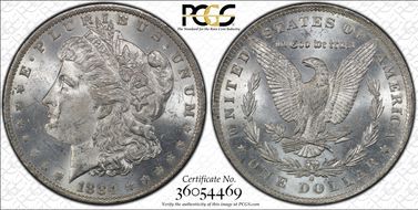 1884-O $1 MS63