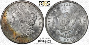 1885-O $1 MS62