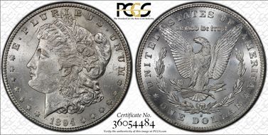 1894-S $1 MS62