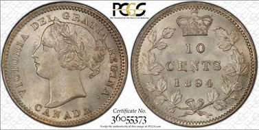 1894 10C ND Wide 1 MS66
