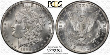 1888-S $1 MS64+ 