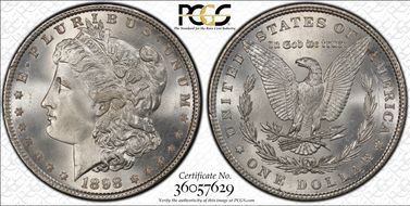 1898 $1 MS66+ 