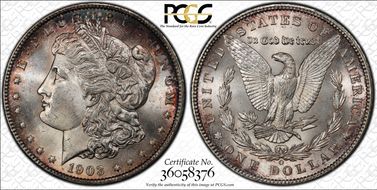 1903-O $1 MS65+