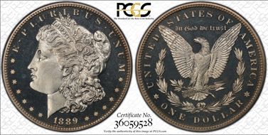 1889 $1 PR66CAM