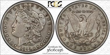 1893-S $1 XF40