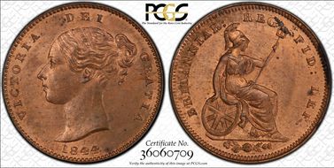 1844 1/3 Far S-3952 MS64RB