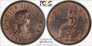 1806 1/4D S-3782 MS65RB