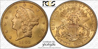 1903 $20 MS64+