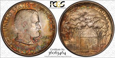 1922 50C Grant MS67+