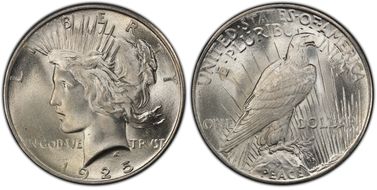 1925 $1 MS66+