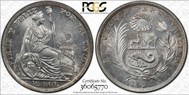 1928-GM 1/2 Sol MS64