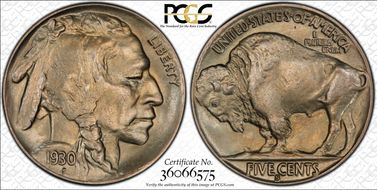 1930-S 5C MS66+