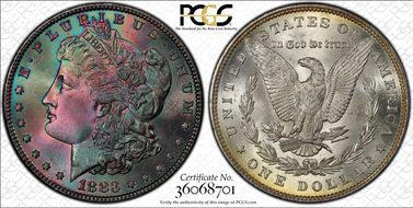 1883 $1 MS66+