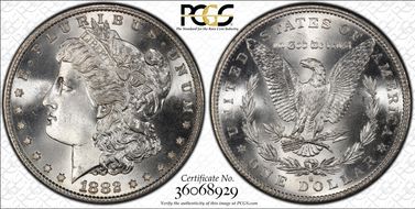 1882-S $1 MS68