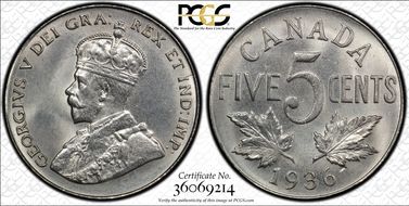1936 5C MS65