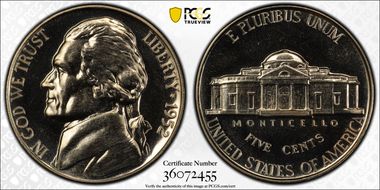 1952 5C Re-Engraved Obv Design FS-401 PR68