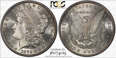 1879-S $1 MS68