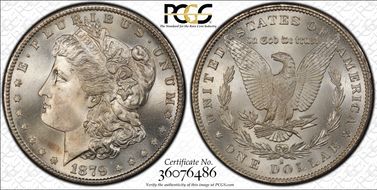 1879-S $1 MS68