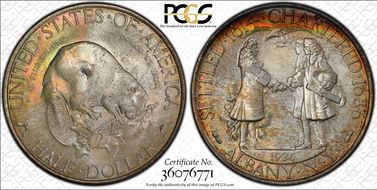 1936 50C Albany MS67