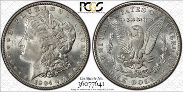 1904 $1 MS65