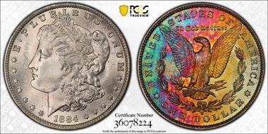 1884-O $1 MS65
