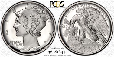 2018-W $25 Palladium  First Strike PR69DCAM