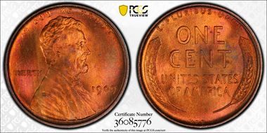 1909 VDB 1C MS66RB