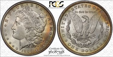 1896 $1 MS67+
