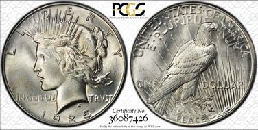 1925 $1 MS65