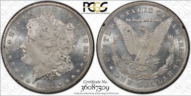 1881-CC $1 MS63