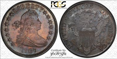 1807 50C Draped Bust MS64