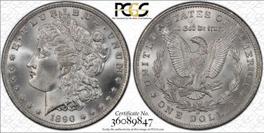1890-O $1 MS65+