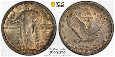 1918/7-S 25C MS62