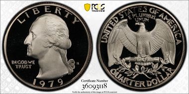 1979-S 25C Type 1 PR70DCAM