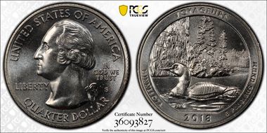 2018-S 25C Voyageurs NP MS67