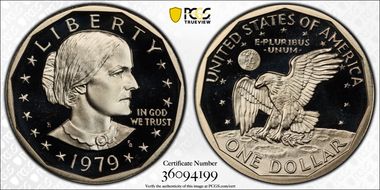 1979-S SBA$1 Type 1 PR70DCAM