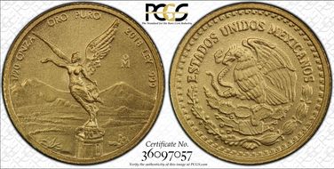 2018-Mo 1/20 oz Libertad Au MS70