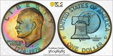 1976-S $1 Clad Type 2 PR68