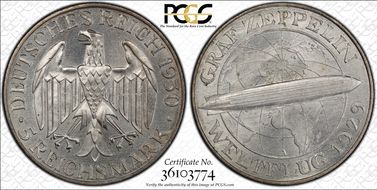 1930-A 5 Mk J-343 Zeppelin Ag AU58