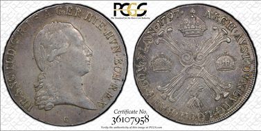 1797-C 1/2 Kr AU50